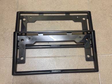 Frame Plate Black Chrome Daihatsu 🇯🇵