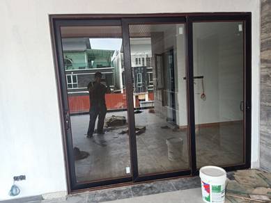 Sliding Door Office - (Aluminium&Kaca)