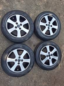 Perodua Rim 14/5j pcd100 Tayar tak cantik