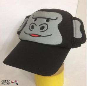 CRFT1211 ape face kid cap topi trucker snapback bu