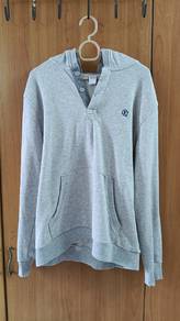 ERKE Men's Hoodie Grey L Lightly Used