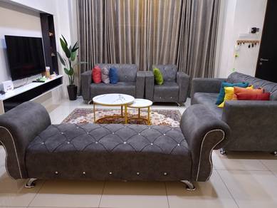 Sofa Baldu 123 + Bench Chair Diamond