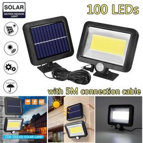 [RAYAPROMO] MOTION SENSOR LiGHT 100LED LAMPU SOLAR