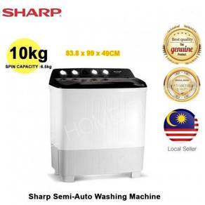 New SHARP BIG Semi Auto Washer 10kg