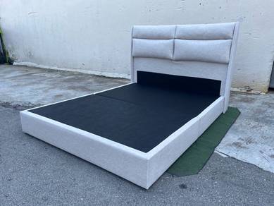 NEW * Katil Queen Divan Bed Frame Anti Scratch Cat
