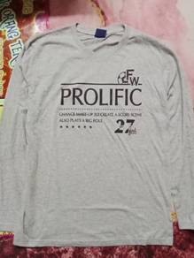 t-shirts dewasa lengan panjang size m 3