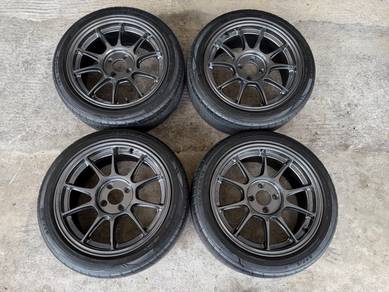 Rim tc105x gloss grey 16 inch vios city myvi flx