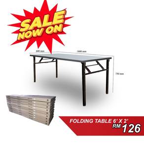 Meja Jamuan,Meja Lipat,Meja 6' Serbaguna,Meja