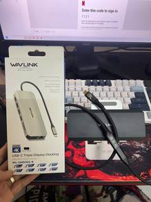 WAVLINK USB-C Triple Display Docking 12 in 1