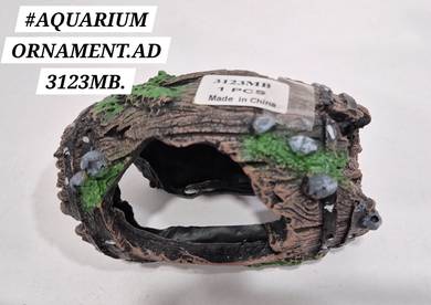 Aquarium Ornament AD3123MB Barrel Fish Ikan Deco