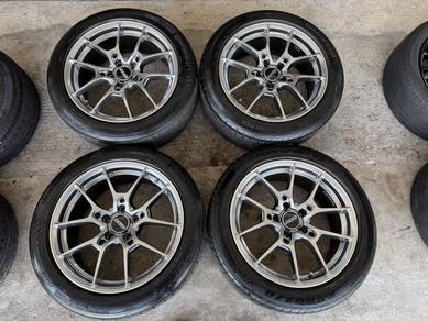 Rim rays g025 thailand flow forming 17 inch tiptop