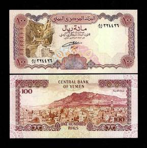 Yemen 100 Rials 1993 全新 也门 100里亚尔 纸币 1993年