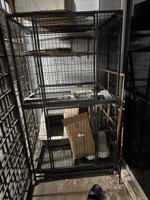 sangkar kucing dua tingkat untuk dijual