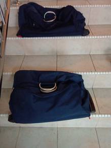Blue Canvas with trolleys