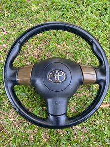 Toyota Wish Leather Steering Wheel + Clock Spring