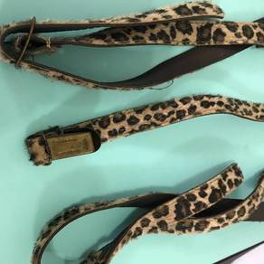 CRFT1731 leopard adult adjustible suspender braces