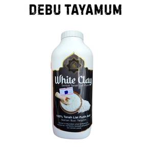 Debu Tayamum White Clay Samak Sertu