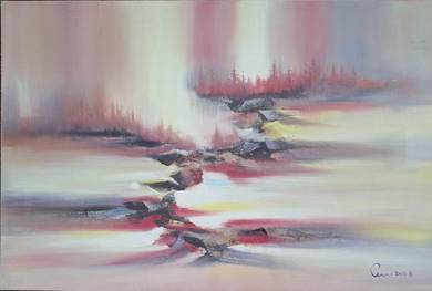 Abstract Landscape with Vivid Fields III