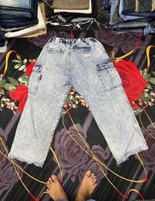 seluar big saiz jeans cargo saiz 42