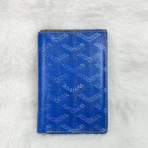 Goyard Bifold St Pierre Blue Pocket Organizer