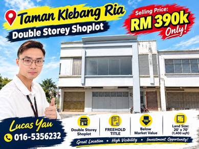 Shop lot For Sale in Ipoh,PRK