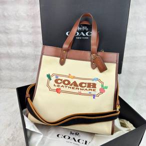 Coach Garden Embroidered Field Tote in Floral