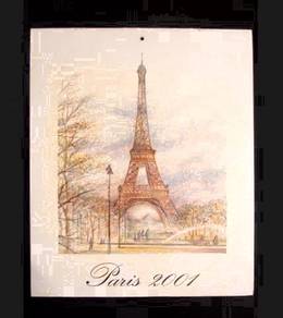 2001 Parisian Art Calendar - Artist Bernadette Loy