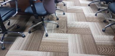 CARPET INSTALL l tile carpet l karpet pejabat
