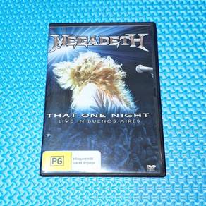 Megadeth That One Night: Live in Buenos Aires DVD