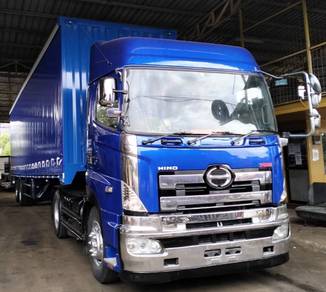 Hino 700 SH1E& 41ft used Curtain Trailer Full loan