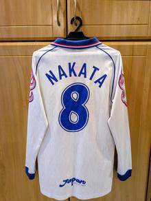 "Hidetoshi Nakata" Retro Japan 1998 Away Jersey