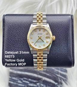 Rolex Datejust 31mm 68273 Factory MOP diamond