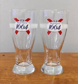 Kronenbourg 1664 beer glass