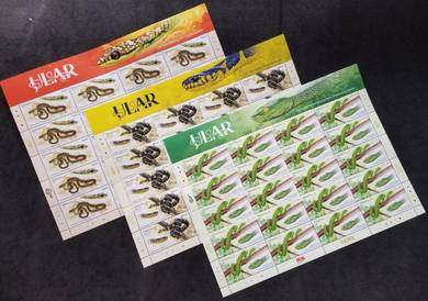 Mint Stamp Sheet Year of Snake Malaysia 2025