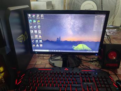 Gaming PC Set with Monitor, Keyboard, Mouse