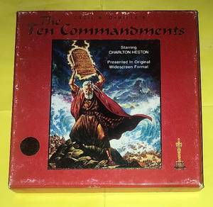 THE TEN COMMANDMENTS 4VCDS VIDEO CD Set