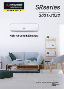 Mitsubishi 1hp Air Cond + pasang