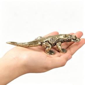 Solid Brass Komodo Dragon Figurine