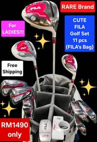 RARE FILA Golf Set (11 pcs) with Bag