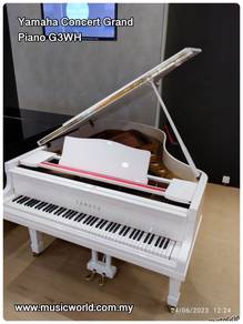 Yamaha Concert Grand Piano G3 White