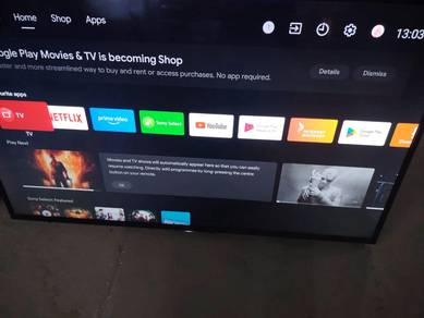 58 inch mi android tv recject   stok