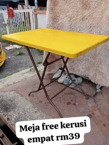 meja lipat siap kerusi