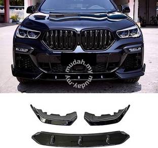 BMW G06 X6 LCI Front Lip Aerokit Gloss Black