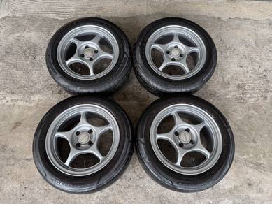 Rim original enkei rpo1 made in japan 15 inch