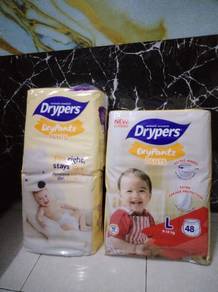 drypers drypantz mega pack (4 pack/box) L & XXL