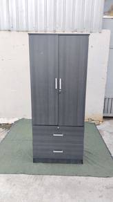 YE41R Almari Baju Kabinet 2x6' 2 Doors Wardrobe