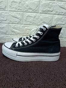 Uk7 Converse All Star Platform Sneakers