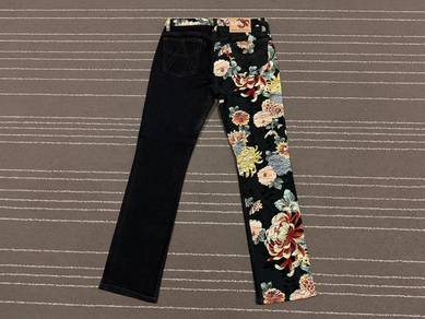 GLAMDY Japanese kimono fabric X DENIM women  W30