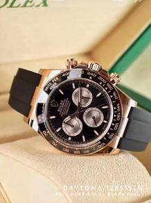 Rolex Daytona 126515LN black dial Rose Gold