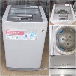 LG DD inverter washing machine mesin basuh 9k.g